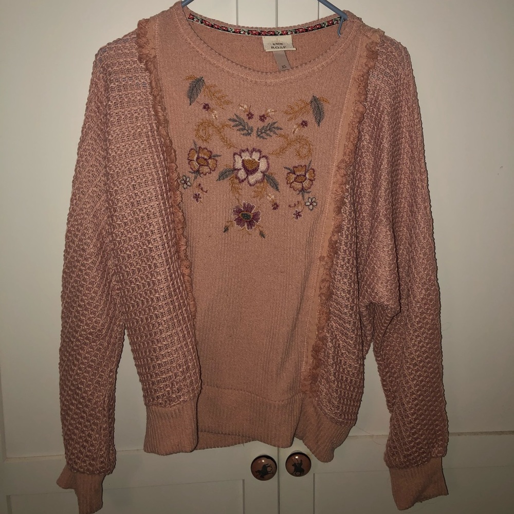 Pale pink sweater
